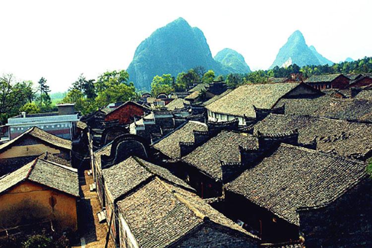 Ancient Architectural Complex of Jiangtou Ancient Village in Jiuwu,Guilin