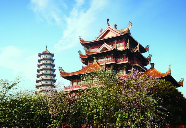 Xichan Temple is an aged-old national key temple with an international fame.