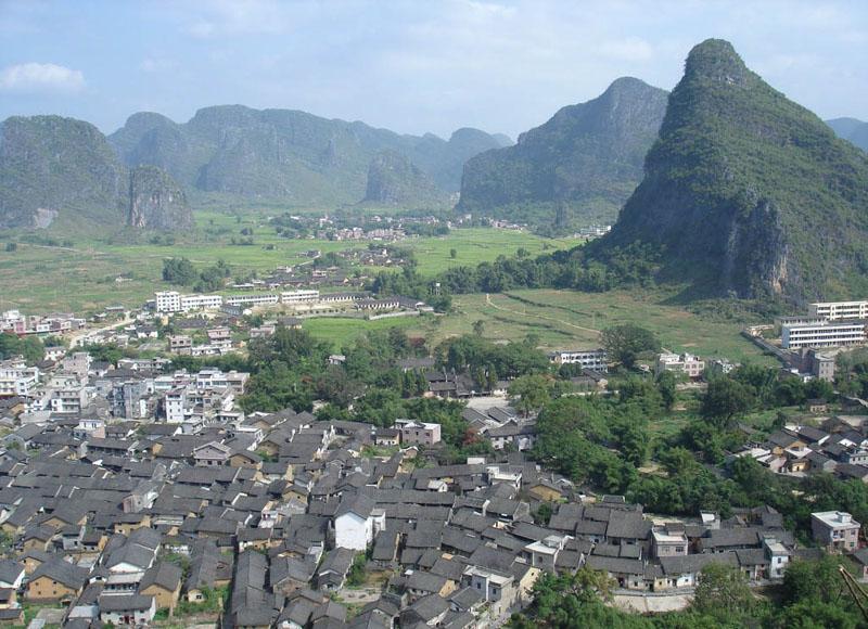 Huangyao Ancient Town in China's Hezhou City is also known as “Little Guilin”
