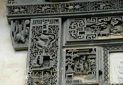 China Tours, Wuyuan Tours, Shangrao Tours, Xiaoqi Ancient Village, Stone Carving