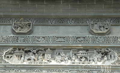 China Tours, Wuyuan Tours, Shangrao Tours, Xiaoqi Ancient Village, Tile Carving