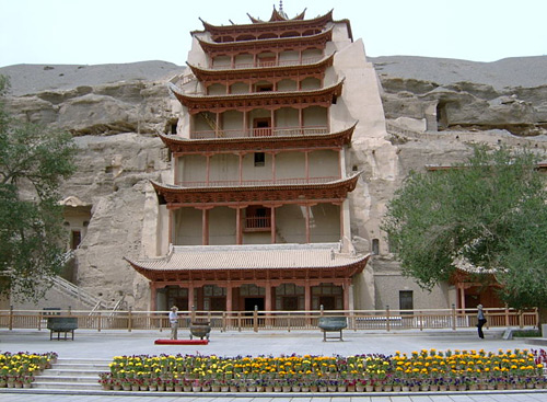 The Mogao Cave is a famous attraction on the Silk Road that has been listed as a UNESCO site.