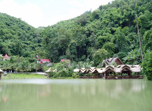 Beautiful scene of hylaea in xishuangbanna
