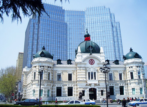 Russian-style buildings in Dalian