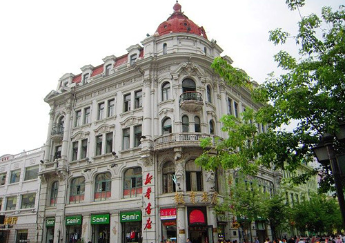 The Cnetral Street is a famous commercial street with Russian-style architecture. 