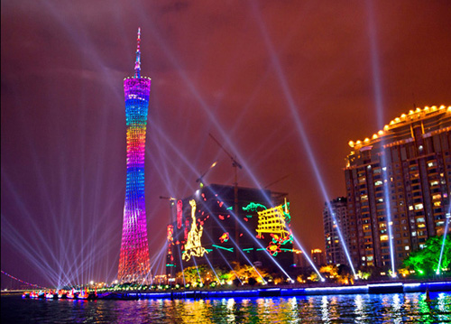 It is wonderful to take a Pearl River Cruise and enjoy the beautiful night scene of Pearl River, Guangzhou.