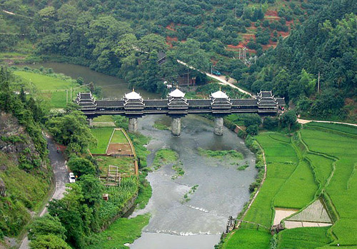 Chengyang Wind and Rain Bridge,Sanjiang Tours,Guangxi Tours,China Tours