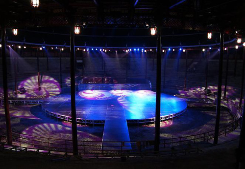 The stage inside the Sanjiang Bird Nest,Sanjiang Attraction,Sanjiang Trips,Guangxi Tours,China Tours