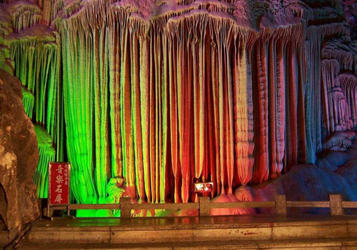 The Seven Star Cave in the Seven Star Park of Guilin is one of the most famous karst cave of the city.