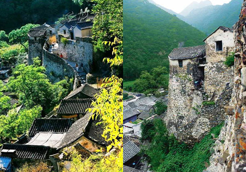 Typical sights about rural China can be found in Chuandixia Village,Beijing