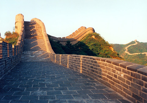 The Badaling reprensents another kind of magnificentness at dusk.