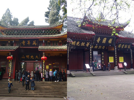 Baoguo Temple, Wannian Temple,the temples on the Mount Emei are must-see attractions. 