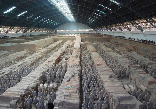 The Terracotta Army and Horses is One of China’s greatest attractions and a UNESCO protected human masterpiece,Xi'an.