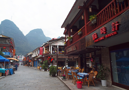 The West Street in Yangshuo has a history of more than 1400 years.