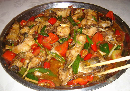 Beer fish is the most famous cuisine of Yangshuo.