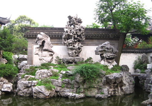 Exquisite Jade Rock in Yuyuan Garden,Shanghai