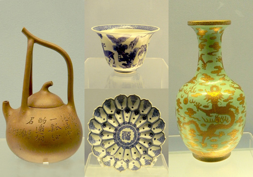 Different styles of ceramics in Shanghai Museum