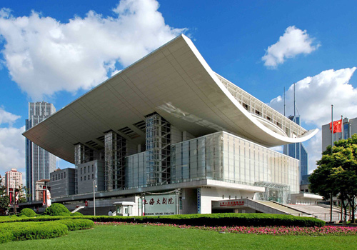Shanghai Grand Theatre is one of the modern symbolic architectures in the city.