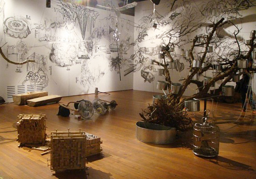 Exhibits of Shanghai Biennial Exhibition,Shanghai