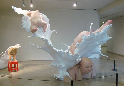 Sculpture exhibited in Shanghai Art Museum,Shanghai