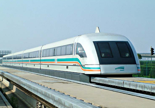 The working principle of maglev train is the utilizing of the attractive force and repulsive force.