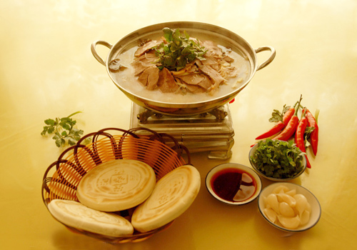 Flavoured Mutton and Pita Bread in Soup,Xi'an