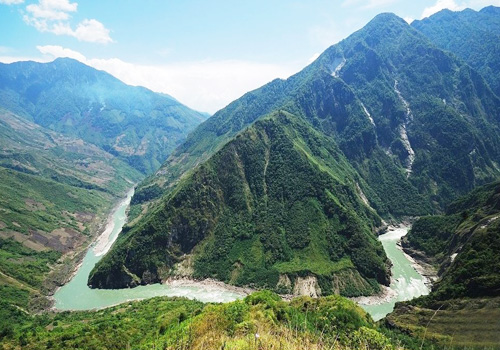 Great Turning of Yarlung Zangbo Grand Canyon,Tibet