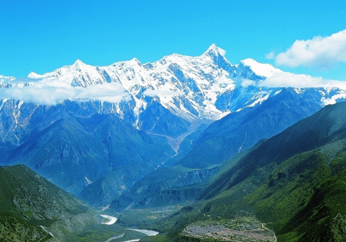 the splendid Namcha Barwa Peak,Tibet