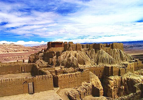 The ruins of ancient Guge Kingdom,Tibet