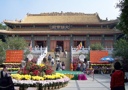 Po Lin Monastery is the head of the Four Buddhist Temples in Hong Kong.