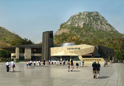 Design drawing of Guilin Flying Tigers Museum.