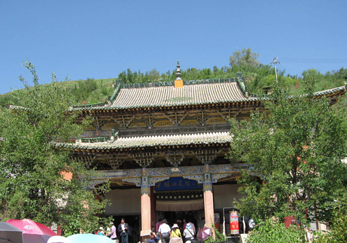 The Butter Sculptures Hall of Ta'er Monastery in Xining City,Qinghai Province.
