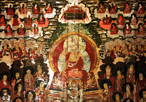 Lijiang Mural is art heritage of minority ethnic groups living in Northwest Yunnan