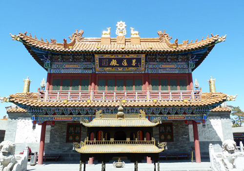 Bodhi Palace in Dazhao Temple,Hohhot