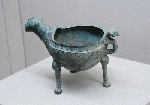 A bronze ware in the museum,Changsha