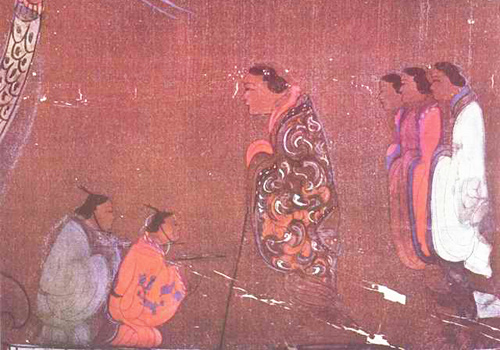 A colorful silk painting of Han Dynasty with high artistic value,Changsha