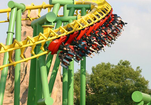 Shenzhen Happy Valley theme park is a famous attraction in Shenzhen.