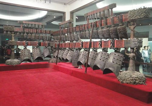 Chime Bells from the tomb of Yi in Hubei Provincial Museum,Wuhan