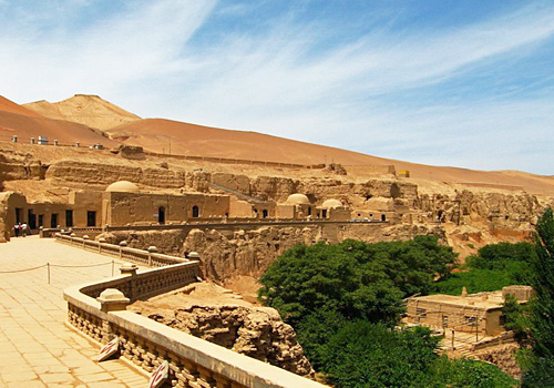 Bizaklik Thousand Buddha Caves has the largest carved grotto and the richest content of mural paintings in Xinjiang Uygur Autonomous Region.