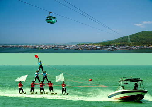 Nanwan Monkey Island is one of the famous attractions of Sanya,Hainan.