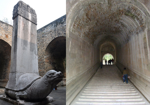 The Tablet Pavilion of of Ming Xiaoling Mausoleum in Nanjing.