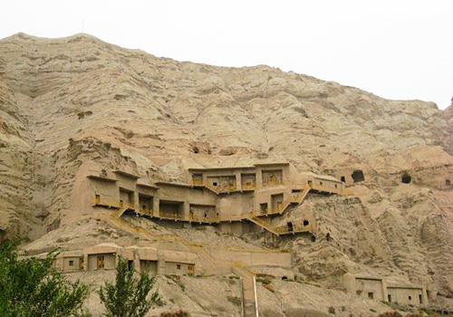Kizil Grottoes was built in the 3rd century and completed till in the 9th century.