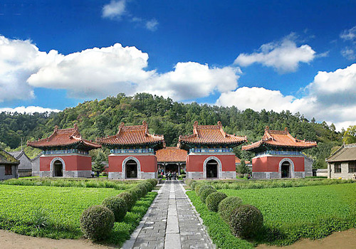 The Memorial Pavilion of Qing Yongling Tomb,Liaoning Province