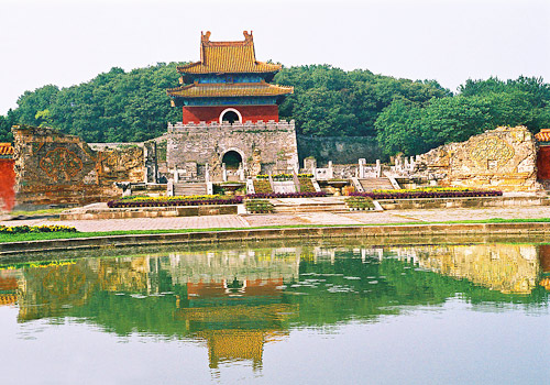 The Ming Xianling Tomb was built in 1519 in Hubei Province.