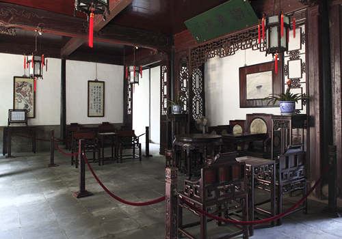 The interior furnishing in the hall,Suzhou