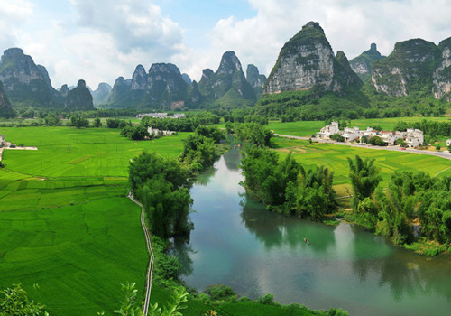 With typical karst features,Ming-shi Countryside is hailed as the 