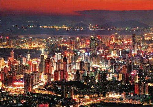Night Scene of Shenzhen