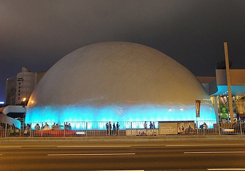 Night view of Hong Kong Space Museum