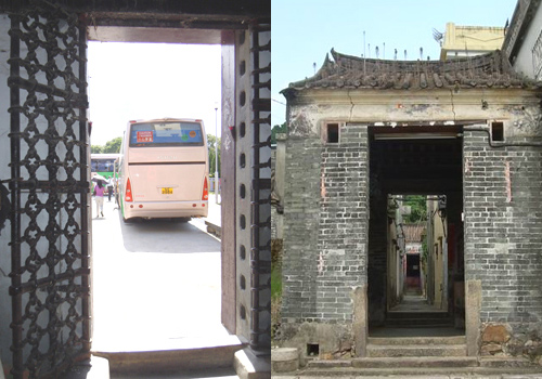 The Iron Gate witness the history of Kim Tin Walled Village in Hong Kong.