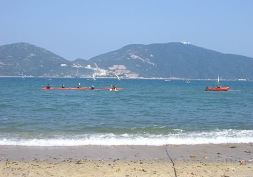 Hong Kong is endowed with numorous beaches.This is the Stanley Main Beach in Hong Kong Southern District.